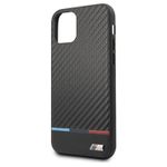 Husă pentru smartphone CG Mobile BMW M Carbon Tricolore Cover for iPhone 11 Pro Black