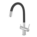 Bateria bucătărie Ferro FIILTRATA BFT41B (chiuveta plus) black