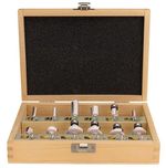Набор головок, бит, насадок Makita D-57065 Set 12 freze pentru lemn 6mm