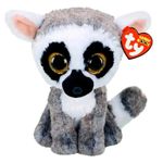 Jucărie de pluș TY TY36224 LINUS lemur 15 cm