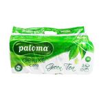 Туалетная бумага Paloma Green Tea, 10 рулонов, трехслойная