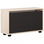 Полка для обуви Mobildor-Lux Leo 90x27x47H cm Sonoma/Anthracite