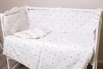 Lenjerie de pat pentru copii PernaMea Set lenjerie 8 piese Coronita Maro (PM.102145/1)