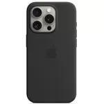 Husă pentru smartphone Apple iPhone 15 Pro Silicone MagSafe Black MT1A3
