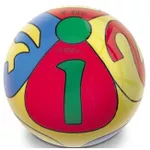 Мяч Mondo 6394 Мячик надувной Alphabet & Numbers ø 230