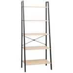 Офисный стеллаж Deco Azalia 5 nivele 64x34x164H Oak/Black