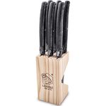 {'ro': 'Set cuțite Laguiole Premium Line 6 Steak Knives Black Stonewash set 6 buc cu suport', 'ru': 'Набор ножей Laguiole Premium Line 6 Steak Knives Black Stonewash set 6 buc cu suport'}