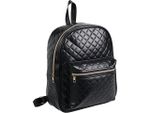 Rucsac ProWorld matlasat cu buzunar 35X12X30cm, piele ECO, negru