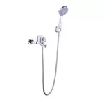 Смеситель для ванны Hydro S Set baterie cadă cu pară și furtun, Aquafix 603, crom (0400372)
