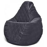 Fotoliu BeanBag BeanBag BM6126, Кресло Груша из велюра Maserrati 