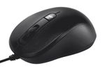 Mouse Asus MU101C Silent, Optical, 1000-3200 dpi, 4 buttons, Ambidextrous, Black