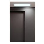 Зеркало для ванной Bayro Portis LED 500x800 универсальный, белый