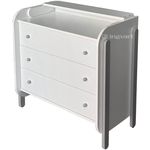 Comoda de infășat Ingvart 98514542-5 Nika Alb/Grey