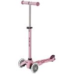 Trotinetă Micro MMD382 Mini2Grow Deluxe LED 2.0 Dusty Rose
