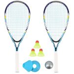 Теннисный инвентарь Nils 9312 Set crossminton (Palete+fluturasi+minge+conuri de marcaj) NRS005