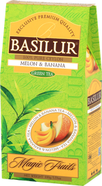 Ceai verde Basilur Magic Fruits, Melon & Banana, 100 g
