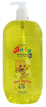 Шампунь для мальчиков Viantic Baby с маслом шиповника и протеином пшеницы, 1л