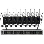 Microfon RBR BM-7078 8B Sistem Wireless UHF 8 Headset