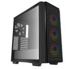 Case ATX Deepcool CG540, w/o PSU, 4x120mm (3xARGB fans), 2xTempered Glass, 2xUSB3.0, Black