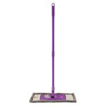 Mop și perie Oti 140235 mop plat cu microfibra + coada telescopica (150 cm)