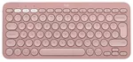 Tastatură Logitech K380S, Fără fir, Roz