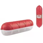 Container alimentare Бытпласт 46766 для хранения колбасы Phibo D7cm, 25.8cm, красный