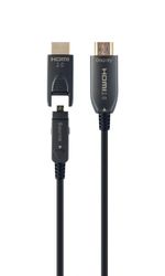 Cable HDMI to HDMI D&A Active Optical 20.0m Cablexpert, 4K UHD at 60Hz, CCBP-HDMID-AOC-20M