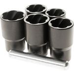 Set de tubulare, bite, duze JTC JTC-4399 Набор головок для извлечения поврежденных болтов и гаек, 6 предм.