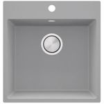 Мойка кухонная Primagran Riga 50 Grey + accesorii 500x480 MY5KS