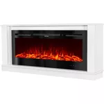 Șemineu electric ArtFlame Bernard & Hermes, 725x1580x300 mm, Alb