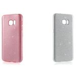 Husa pentru Samsung Galaxy S7 Bling series USAMS  (Silver / Pink )