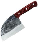 Cuțit Samura MAD BULL Mini sirbesc, cu miner negru si rosu, 145mm (SMB-0041R)