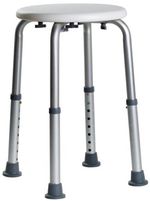 Сиденье для ванной и душа Bisk 07705 Scaun rotund PRO alb