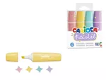 Набор маркеров текстовыделителей Carioca Pastel 4шт, 4.5mm
