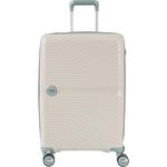 Чемодан CCS 5239 S White/Blue