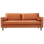 Canapea Trendy Roma Portocaliu, 90x70x215cm (3 locuri)