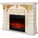 Șemineu electric ArtFlame Imperial & Mirabella, 1110x1450x380 mm, Vanilie