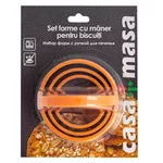 Formă fursecuri Casa Masa GOC68 Cercuri 3buc