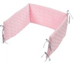 Albero Mio Бортик на кроватку Velvet розовый