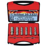 Набор головок, бит, насадок Stürmer Maschinen 38720.1322 Set de freze pentru mertall GOLD-LINE 30 Metallkraft