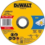 Disc de tăiere DeWalt DT43972-QZ Disc debitat metal inox 125x1.0x22.23mm 10 pack