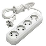 Удлинитель электрический Makel MGP144, 4 locuri 10a 250v 5m
