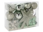 Set decoratiuni pentru brad 54buc in cutie 