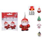 Decor de Crăciun și Anul Nou Promstore 23543 Набор сувениров LED 2шт, 4cm, 4 дизайна