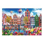 Пазл Trefl 26221 Puzzle 1500 Amsterdamul colorat