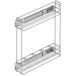 Фурнитура для мебели Starax S-2211-A бутылочница 150мм антр пз п/в