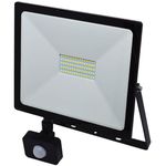 Прожектор Vivalux 75524 Proiector LED cu senzor, 50W, 6400K, 4000Lm, negru, IP44, NYX (VIV003976)