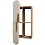 Офисный стеллаж Trendy Trandafir-Nuc, Smantana 35x60x22cm (GTR005377)