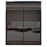 Dulap Bayro Parma Graphite 1800x2250x600 антрацит, купе