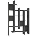 Raft de birou Trendy Manco, Anhracit 122x188x25cm, raft de carti